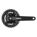 Shimano, FC-M315-2, Crankset, Speed: 7/8, BCD: Rivets, 22/36, Square, 170mm, Black, MTB