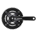 Shimano, Tourney FC-TY501-2, Crankset, Speed: 7/8, BCD: Rivets, 30/46, Square, 170mm, Black, MTB
