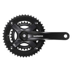 Shimano, Tourney FC-TY501-2, Crankset, Speed: 7/8, BCD: Rivets, 30/46, Square, 170mm, Black, MTB