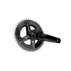 SRAM, Rival D1 Quarq 2x, Power Meter Crankset, Speed: 12, Spindle: 28.99mm, BCD: 107, 48/35, DUB, 172.5mm, Black, Road Disc