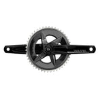SRAM, Rival D1 Quarq 2x, Power Meter Crankset, Speed: 12, Spindle: 28.99mm, BCD: 107, 48/35, DUB, 172.5mm, Black, Road Disc
