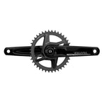 SRAM, Rival D1 Quarq Wide 1x, Power Meter Crankset, Speed: 12, Spindle: 28.99mm, 46, DUB, 175mm, Black, Road Disc