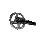 SRAM, Rival D1 Quarq Wide 1x, Power Meter Crankset, Speed: 12, Spindle: 28.99mm, 46, DUB, 175mm, Black, Road Disc