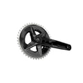 SRAM, Rival D1 Quarq Wide 2x, Power Meter Crankset, Speed: 12, Spindle: 28.99mm, BCD: 94mm, 43/30, DUB, 160mm, Black, Road Disc