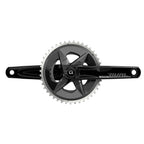 SRAM, Rival D1 Quarq Wide 2x, Power Meter Crankset, Speed: 12, Spindle: 28.99mm, BCD: 94mm, 43/30, DUB, 160mm, Black, Road Disc