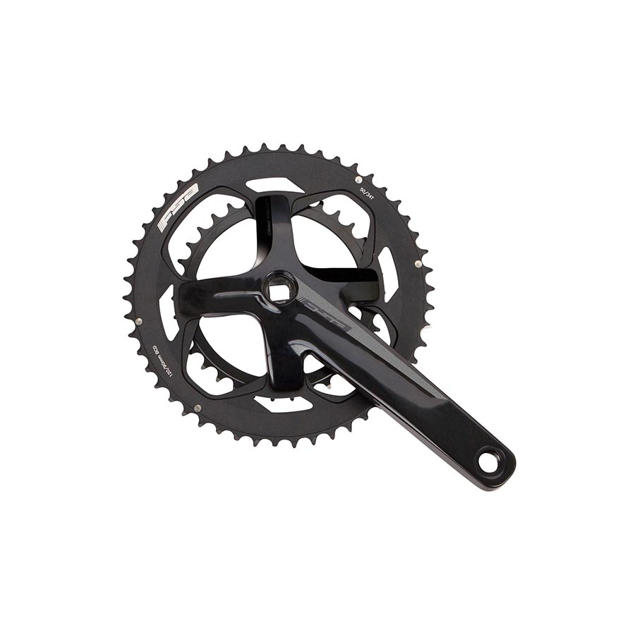 FSA, Vero Double, Crankset, Speed: 10/11, BCD: 110, 34/50, Square, 172.5mm, Black