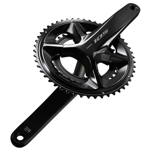 Shimano, 105 FC-R7100, Crankset, Speed: 12, Spindle: 24mm, BCD: 110, 34/50, Hollowtech II, 160mm, Black, Road Disc, IFCR7100MX04