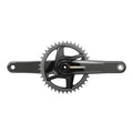 SRAM, Force D2 1x, Crankset, Speed: 12, Spindle: 28.99mm, BCD: Direct Mount, 40, DUB, 172.5mm, Black, Road Disc