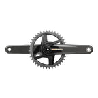 SRAM, Force D2 1x, Crankset, Speed: 12, Spindle: 28.99mm, BCD: Direct Mount, 40, DUB, 172.5mm, Black, Road Disc