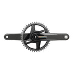 SRAM, Force D2 1x Wide, Crankset, Speed: 12, Spindle: 28.99mm, BCD: Direct Mount, 40, DUB, 172.5mm, Black, Road Disc