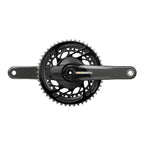 SRAM, Force D2 2x, Power Meter Crankset, Speed: 12, Spindle: 28.99mm, BCD: Direct Mount, 48/35, DUB, 172.5mm, Black, Road Disc