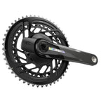 SRAM, Force D2 2x, Power Meter Crankset, Speed: 12, Spindle: 28.99mm, BCD: Direct Mount, 48/35, DUB, 172.5mm, Black, Road Disc