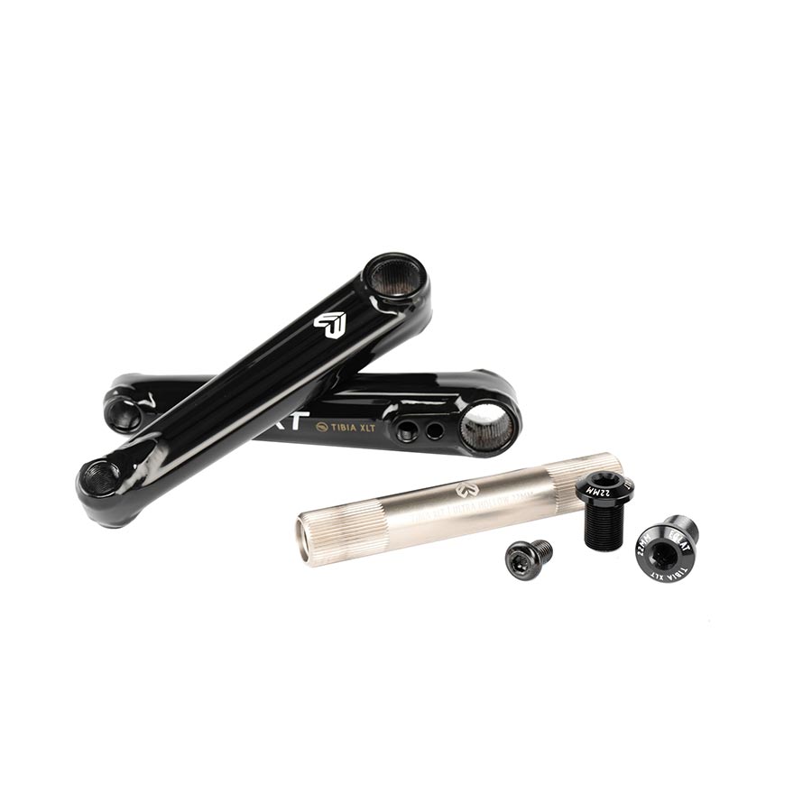 Eclat, Tibia XLT, Crankset, Spindle: 22mm, 22mm, 170mm, Black, BMX, Set
