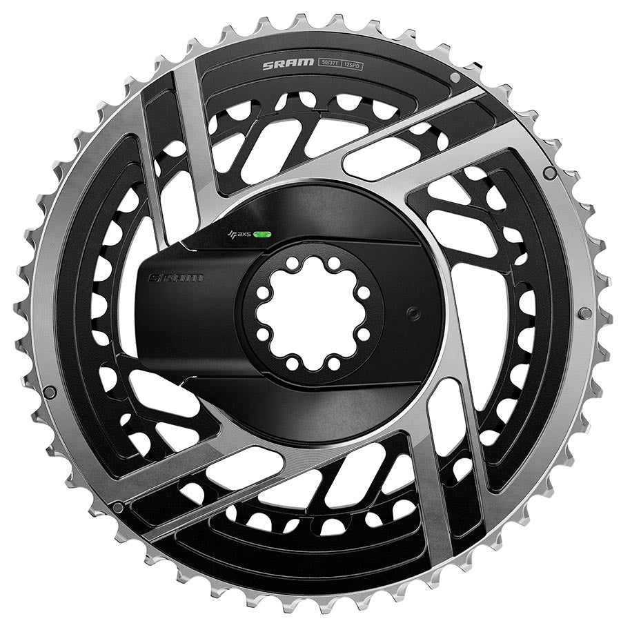 SRAM, Red AXS E1 Power Kit 2x, Power Meter Chainring, Speed: 12, BCD: Direct Mount SRAM 8 Bolt, 46/33