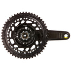 SRAM, Force 2x Powermeter E1, Power Meter Crankset, Speed: 12, Spindle: 28.99mm, BCD: Thread Mount, 50/37, DUB, 160mm, Black, Road