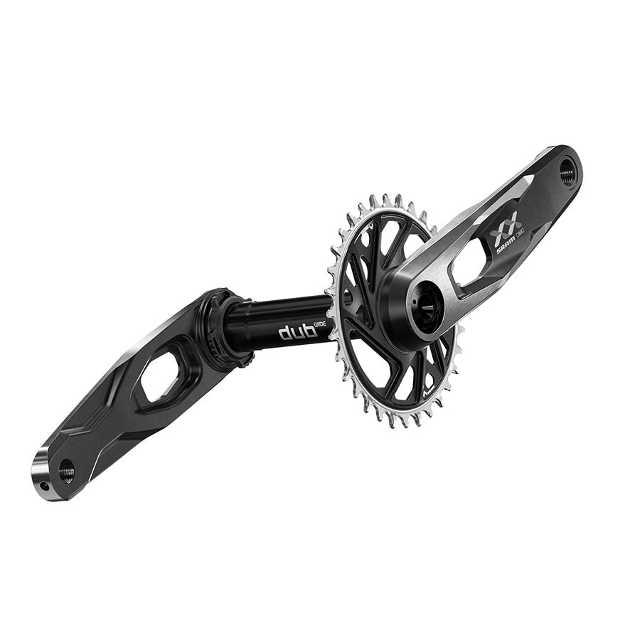 SRAM, XX Downhill CL55, Crankset, Speed: 7, Spindle: 28.99mm, BCD: Direct Mount SRAM 8 Bolt, 34, DUB, 165mm, Black, Boost