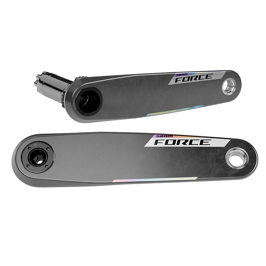 SRAM, Force E1 Crank Arm Assembly, Crank Arm, 160mm, DUB, BCD: Direct Mount SRAM 8 Bolt, Black