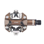 Look, X-Track Gravel Limited Edition, Pedals, Body: Aluminum, Spindle: Cr-Mo, 9/16'', Bronze, Pair