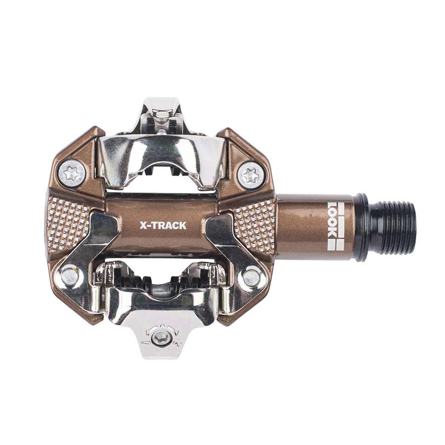 Look, X-Track Gravel Limited Edition, Pedals, Body: Aluminum, Spindle: Cr-Mo, 9/16'', Bronze, Pair