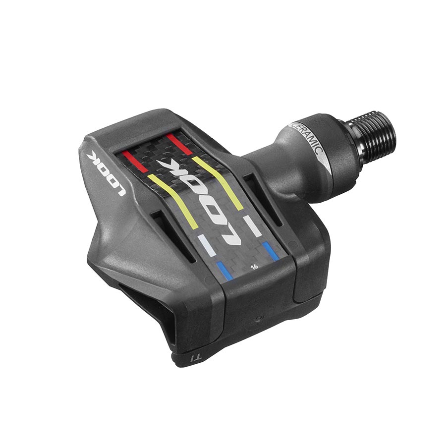 Look, Keo Blade Ti Ceramic 16, Pedals, Body: Carbon, Spindle: Titanium, 9/16'', Black, Pair