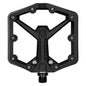 crankbrothers, STAMP 1, Platform Pedals, Body: Composite, Spindle: Cr-Mo, 9/16'', Black, Pair, Large