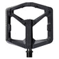 crankbrothers, STAMP 2 Large, Platform Pedals, Body: Aluminum, Spindle: Cr-Mo, 9/16'', Black, Pair