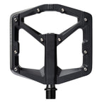 crankbrothers, STAMP 3 Large, Platform Pedals, Body: Aluminum, Spindle: Cr-Mo, 9/16'', Black, Pair