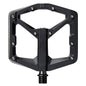 crankbrothers, STAMP 3 Large, Platform Pedals, Body: Aluminum, Spindle: Cr-Mo, 9/16'', Black, Pair