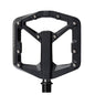 crankbrothers, STAMP 3 Large, Platform Pedals, Body: Aluminum, Spindle: Cr-Mo, 9/16'', Black, Pair