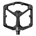 crankbrothers, STAMP 7 Large, Platform Pedals, Body: Aluminum, Spindle: Cr-Mo, 9/16'', Black, Pair