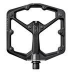crankbrothers, STAMP 7 Large, Platform Pedals, Body: Aluminum, Spindle: Cr-Mo, 9/16'', Black, Pair