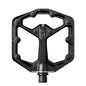 crankbrothers, STAMP 7 Large, Platform Pedals, Body: Aluminum, Spindle: Cr-Mo, 9/16'', Black, Pair