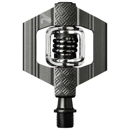 crankbrothers, CANDY 2, Pedals, Body: Aluminum, Spindle: Cr-Mo, 9/16'', Charcoal, Pair