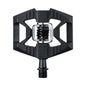 crankbrothers, DOUBLESHOT 1, Pedals, Body: Composite, Spindle: Cr-Mo, 9/16'', Black, Pair