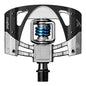 crankbrothers, MALLET 3, Pedals, Body: Aluminum, Spindle: Cr-Mo, 9/16'', Raw & Black / Light Blue Spring, Pair