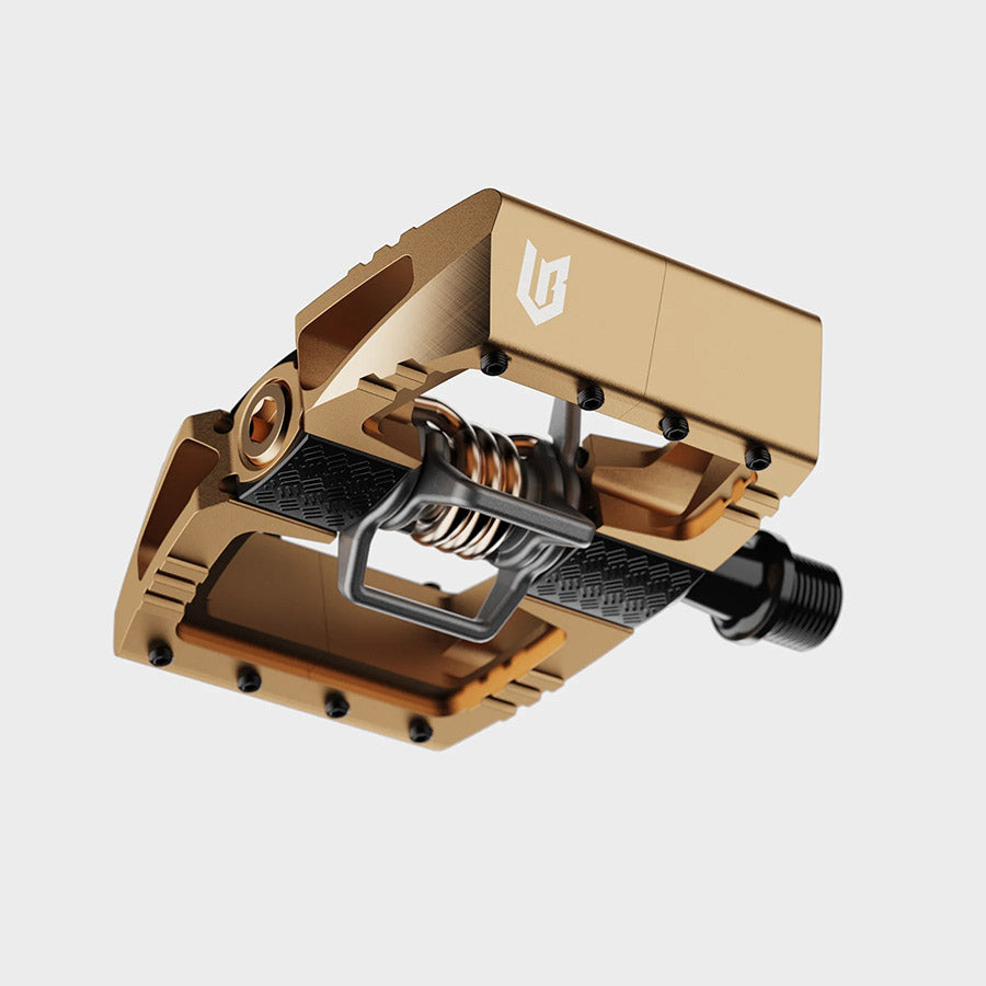 Crankbrothers, MALLET DH, Pedals, Body: Aluminum, Spindle: Cr-Mo, 9/16'', Polished Silver