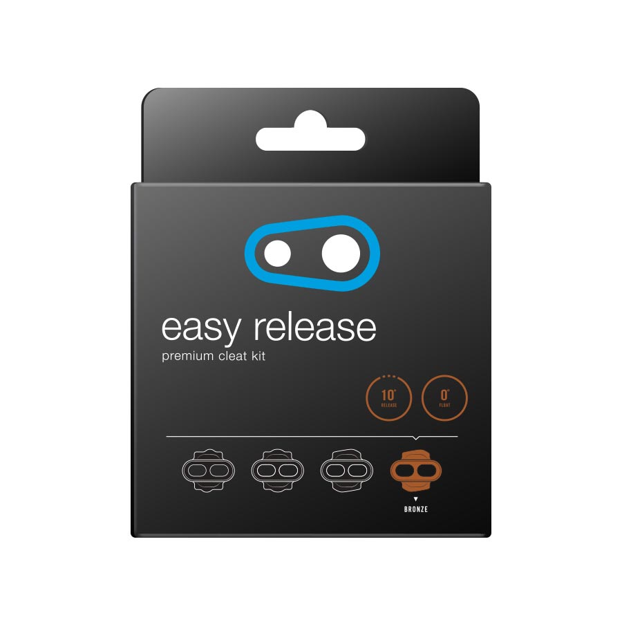 crankbrothers, Easy Release Cleat, Cleats, Compatibility: crankbrothers SPD, Float: 0°, Bronze, Pair
