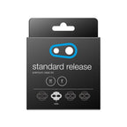 crankbrothers, Standard Release Cleat, Cleats, Compatibility: crankbrothers SPD, Float: 0°, Silver, Pair