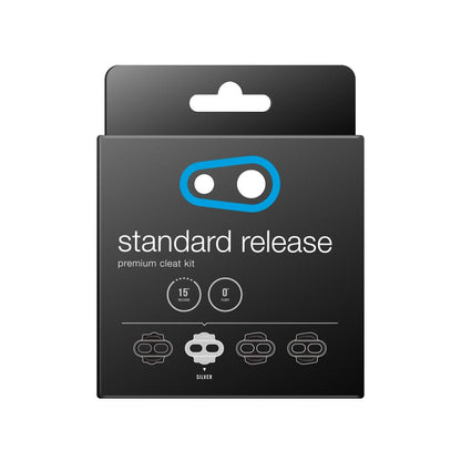 crankbrothers, Standard Release Cleat, Cleats, Compatibility: crankbrothers SPD, Float: 0°, Silver, Pair