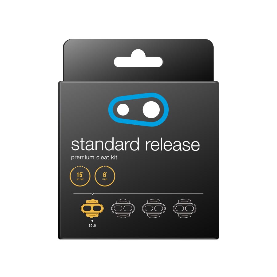 crankbrothers, Standard Release Cleat, Cleats, Compatibility: crankbrothers SPD, Float: 0°, Silver, Pair