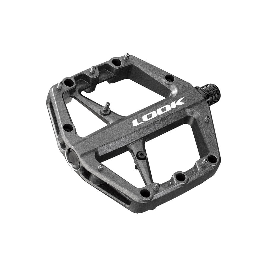 Look, Trail Roc, Platform Pedals, Body: Aluminum, Spindle: Cr-Mo, 9/16'', Black, Pair