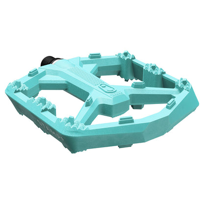 crankbrothers, STAMP 0, Platform Pedals, Body: Composite, Spindle: Cr-Mo/Steel, 9/16'', Black, Large, Pair