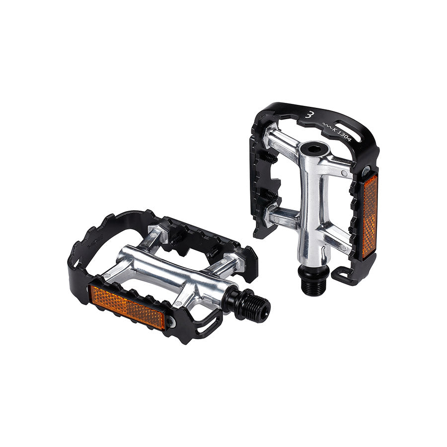 BBB Cycling, BPD-17B ClassicRide 2.0, Pedals, Body: Aluminum, Spindle: Cr-Mo, 9/16'', Black, Pair
