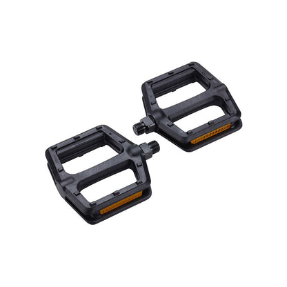 BBB Cycling, BPD-35 TrailRide, Platform Pedals, Body: Nylon, Spindle: Cr-Mo, 9/16'', Black, Pair