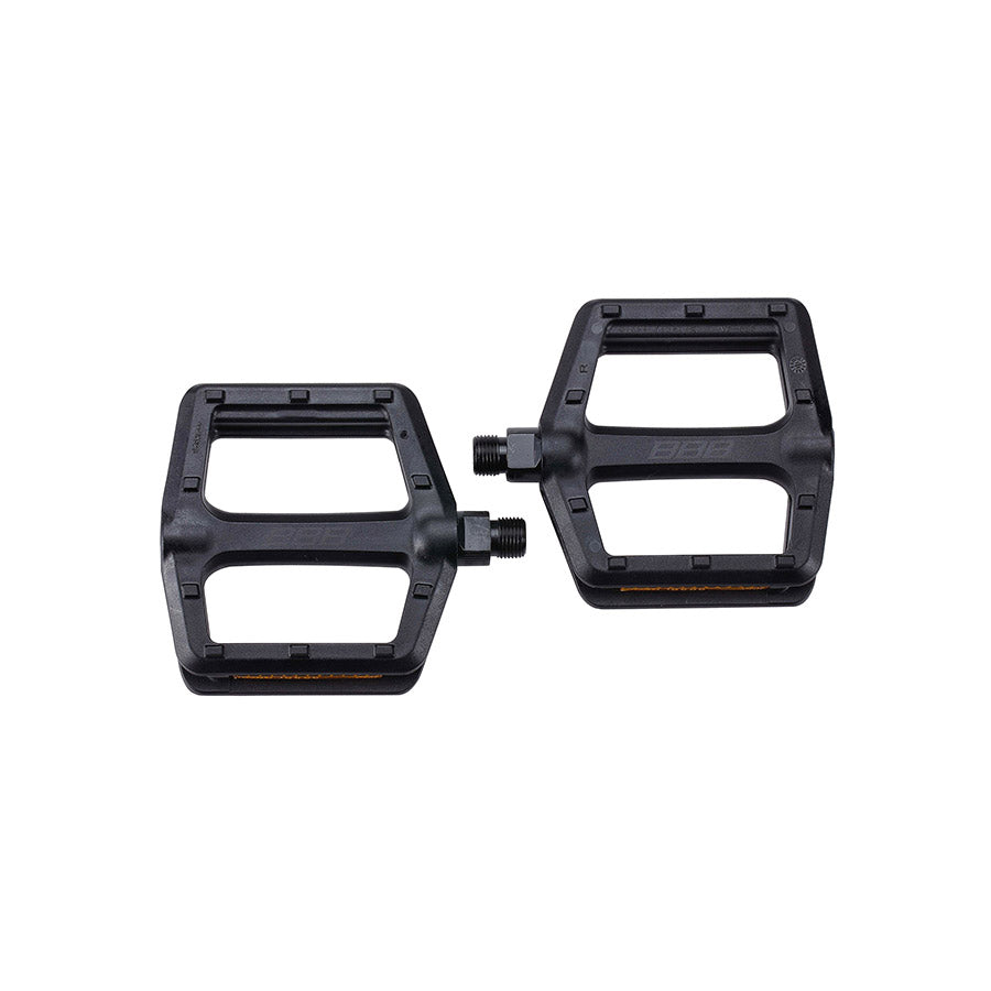 BBB Cycling, BPD-35 TrailRide, Platform Pedals, Body: Nylon, Spindle: Cr-Mo, 9/16'', Black, Pair