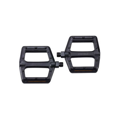 BBB Cycling, BPD-35 TrailRide, Platform Pedals, Body: Nylon, Spindle: Cr-Mo, 9/16'', Black, Pair
