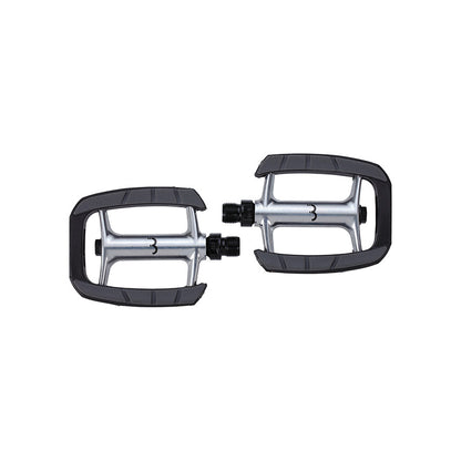 BBB Cycling, BPD-43 ComfortLight, Pedals, Body: Aluminum, Spindle: Cr-Mo, 9/16'', Grey, Pair