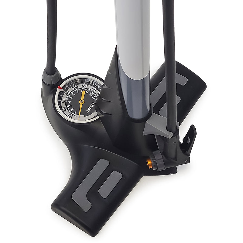 Pompe à pied Windpro en acier blanc