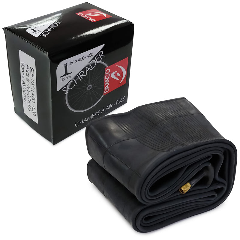 Tube Damco 26" x 4.00-4.80 A.V. pour Fat Bike
