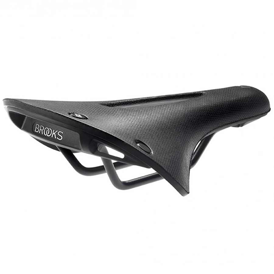 Brooks, C19 Carved All Weather, Saddle, 275 x 184mm, Unisex, Black